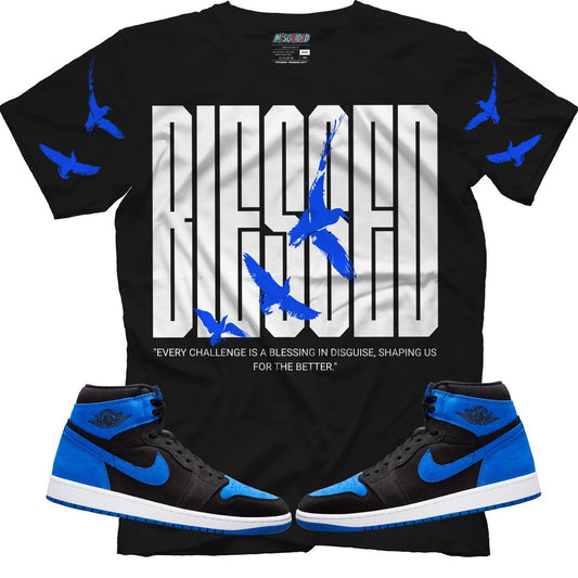 Blessed (Air Jordan 1 Royal Reimagined) T-Shirt - Lucid Soles