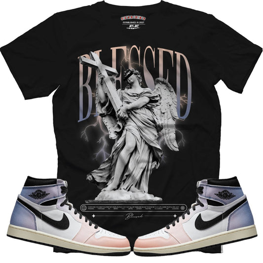 Blessed ( Air Jordan 1 Skyline) T-Shirt - Lucid Soles