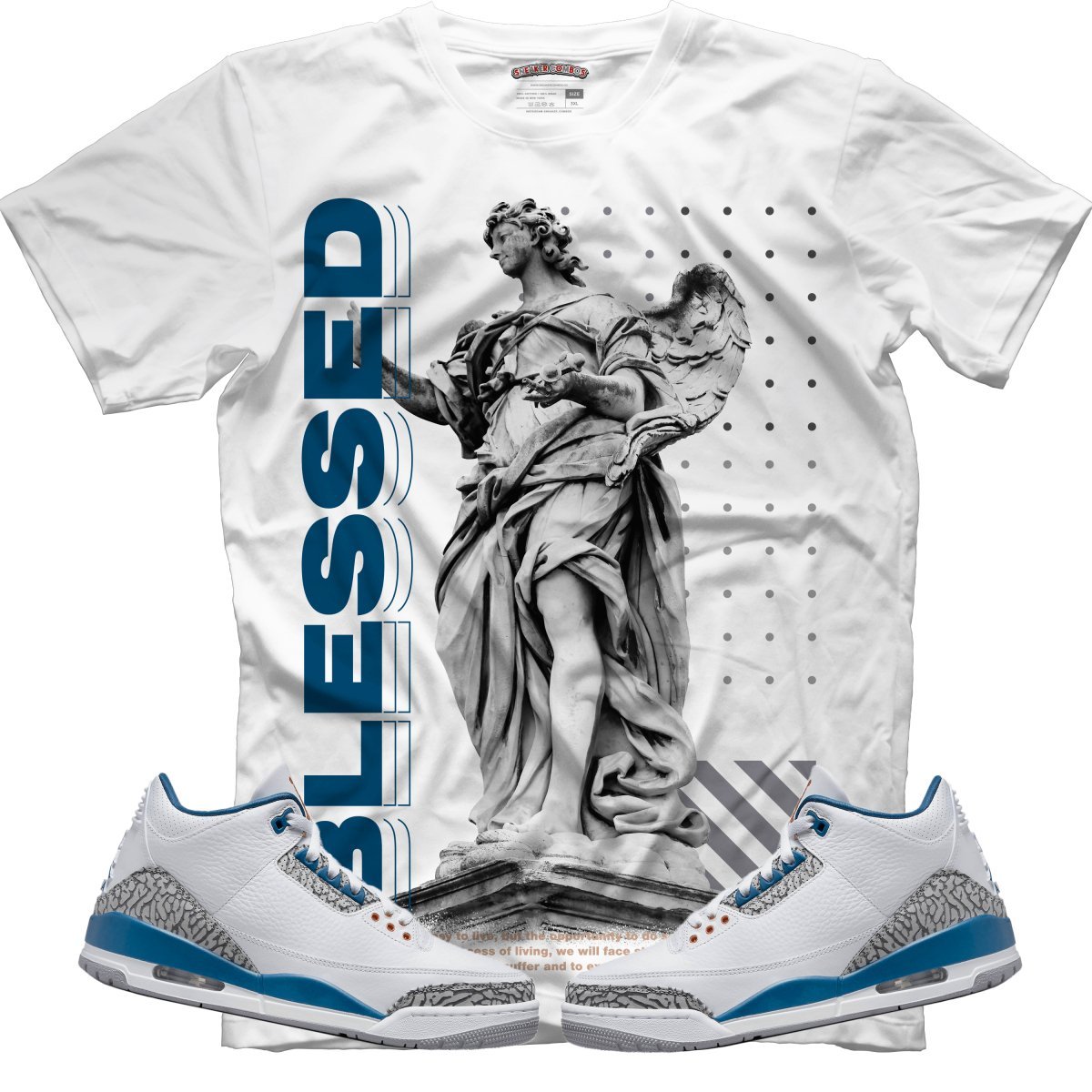 Blessed (Air Jordan 3 “Wizards” PE) T-Shirt - Lucid Soles