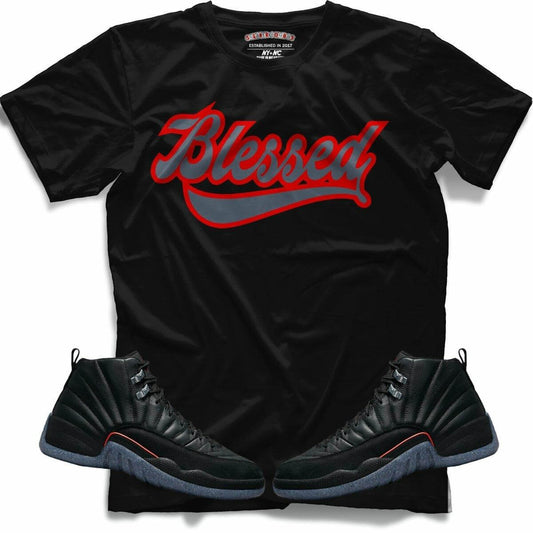Blessed (Retro 12 Utility) T-Shirt - Lucid Soles