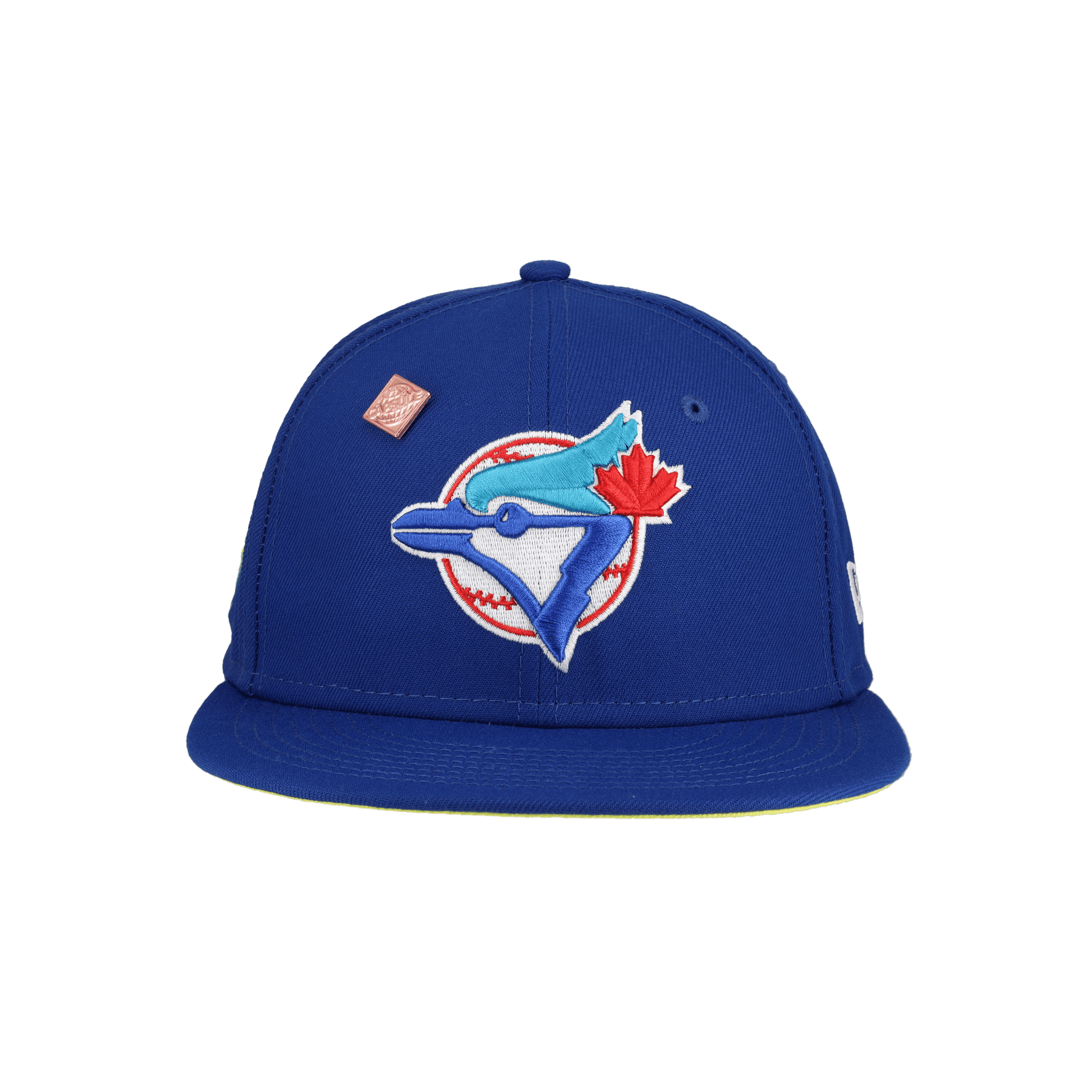 Toronto Blue Jays Citrus Pop 1992 World Series Patch Fitted Hat - Lucid Soles