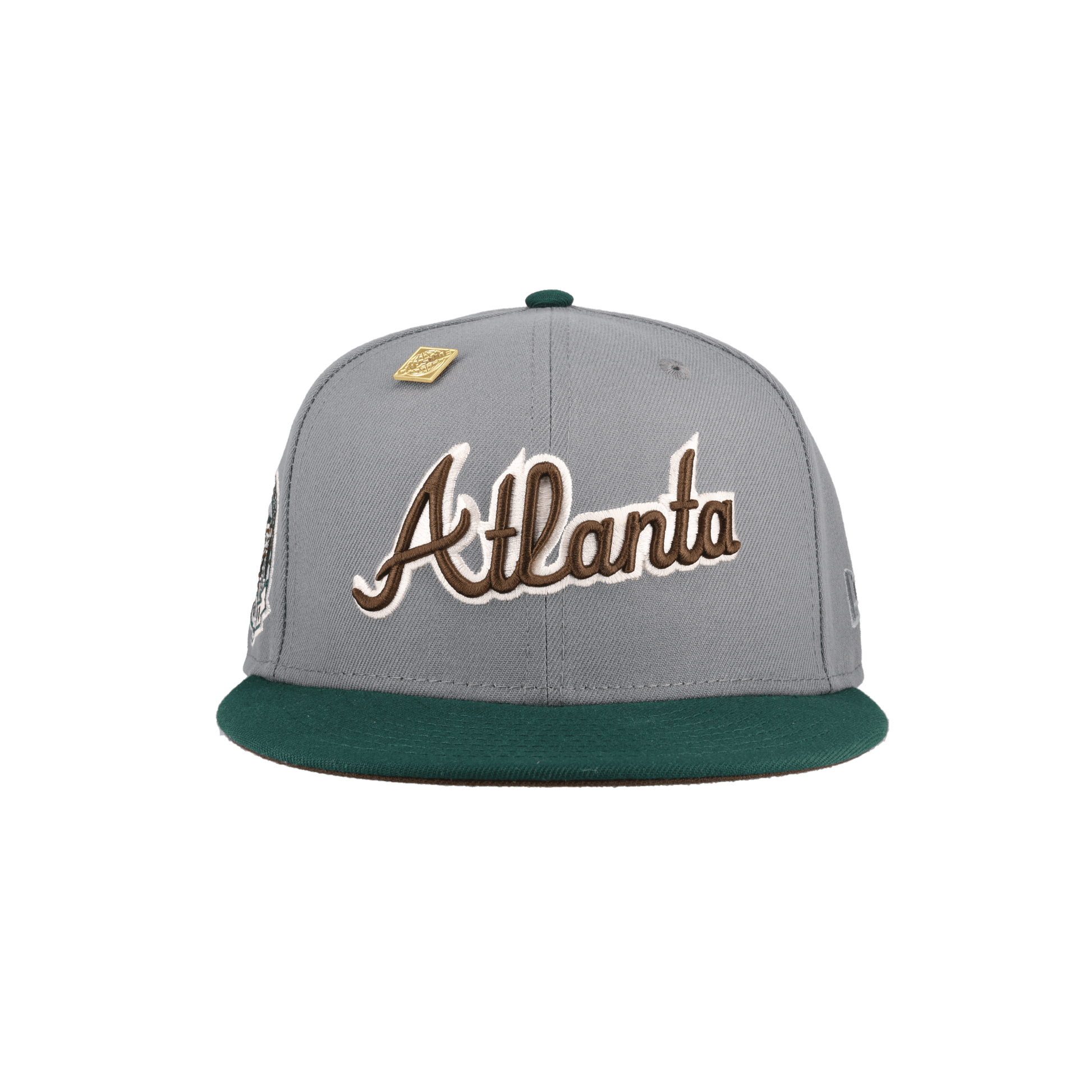 Atlanta Braves Grey 2017 Inaugural Season Patch 59Fifty Fitted Hat - Lucid Soles