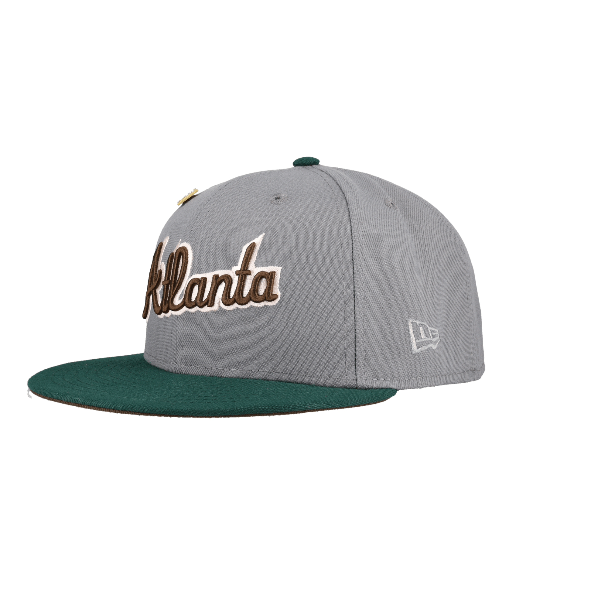 Atlanta Braves Grey 2017 Inaugural Season Patch 59Fifty Fitted Hat - Lucid Soles