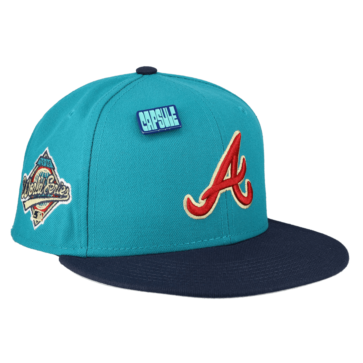 Atlanta Braves Real Teal Collection 1996 World Series 59Fifty - Lucid Soles