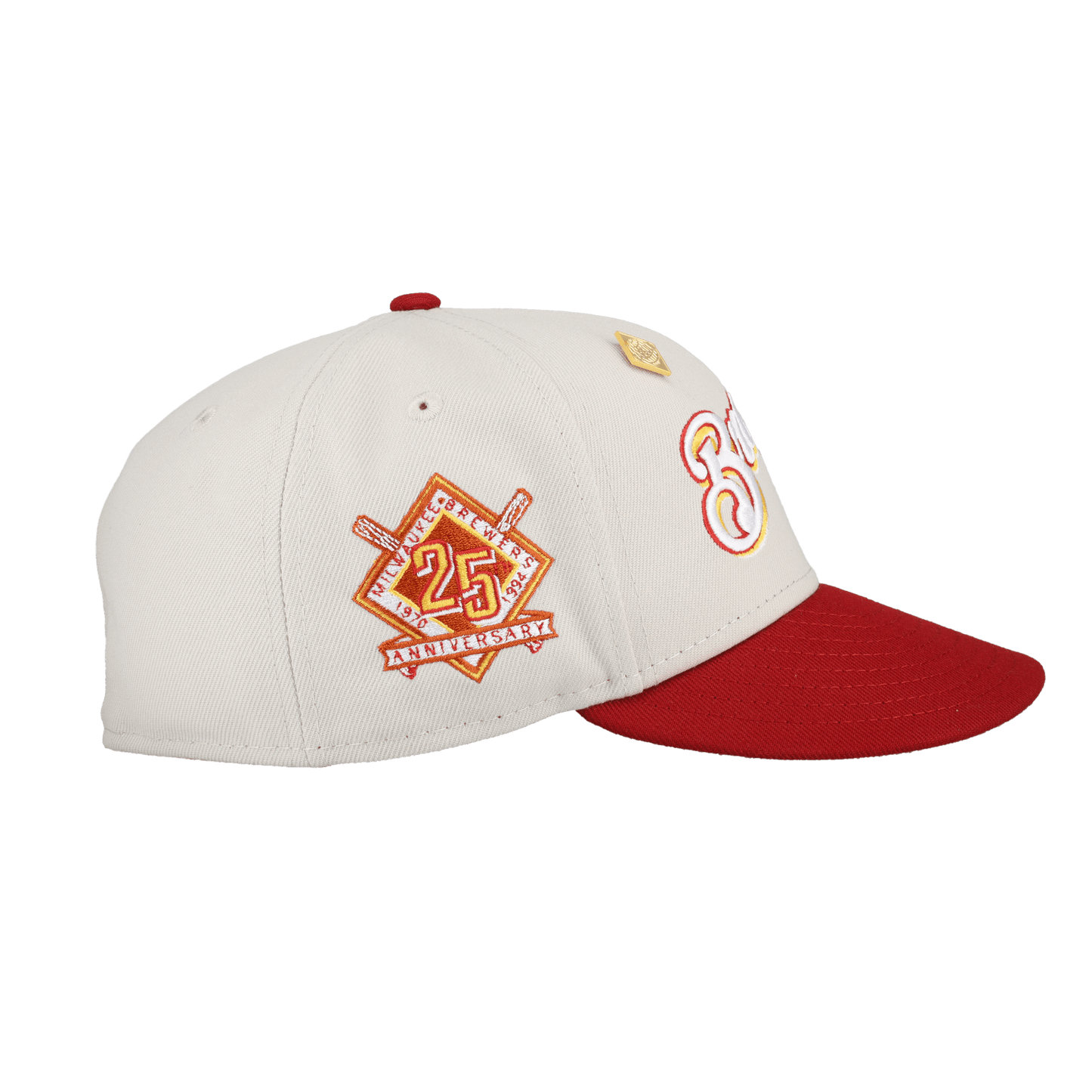 Milwaukee Brewers April 4th Collection 25th Anniversary Fitted Hat - Lucid Soles