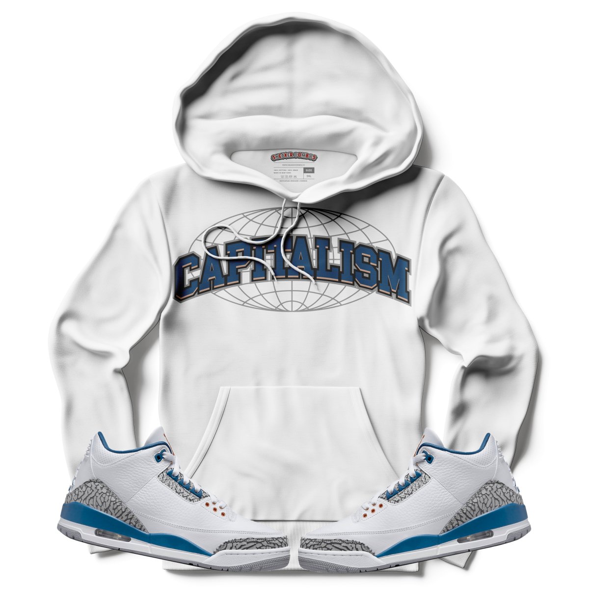 Capitalism (Air Jordan 3 “Wizards” PE) Hoodie - Lucid Soles