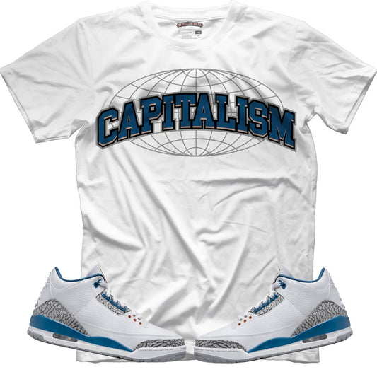Capitalism (Air Jordan 3 “Wizards” PE) T-Shirt - Lucid Soles