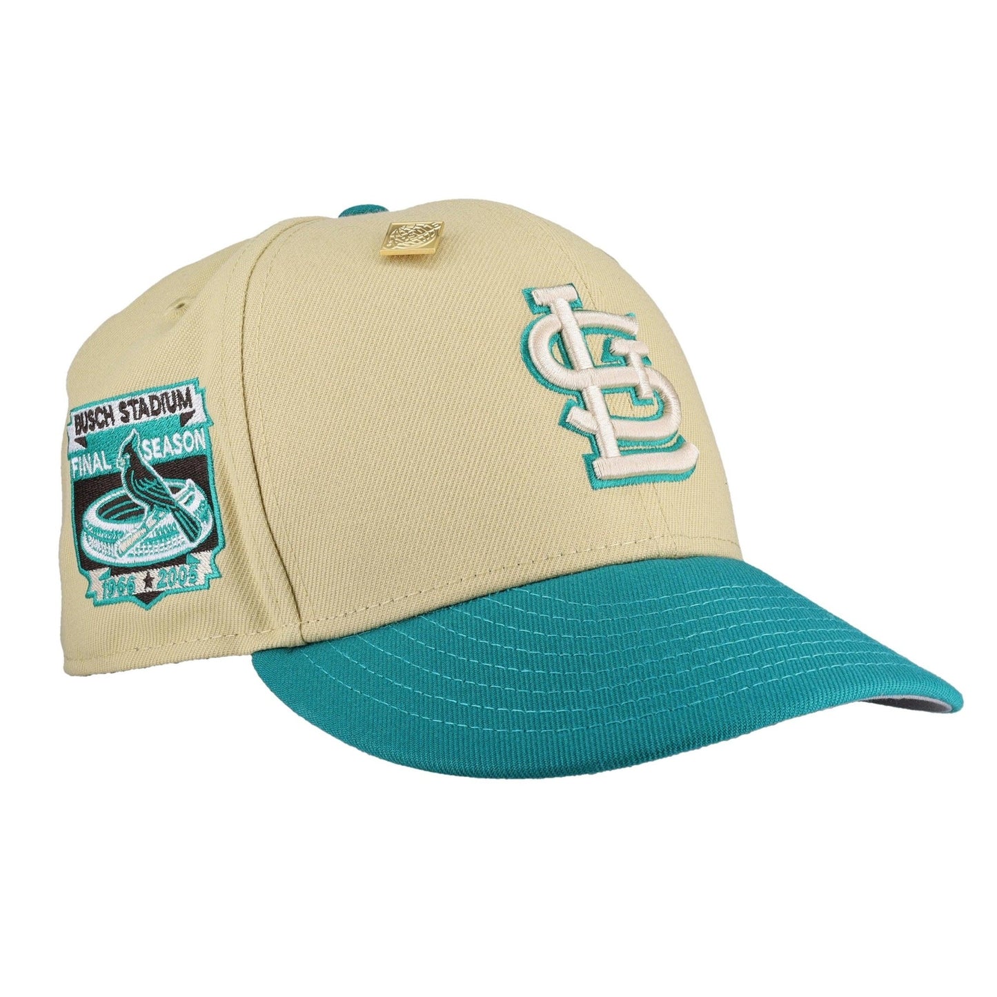 St. Louis Cardinals Busch Stadium Final Season Patch 59Fifty Fitted Hat - Lucid Soles