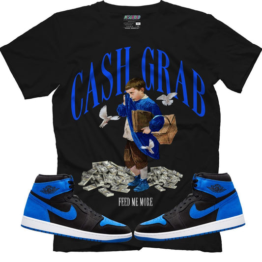 Cash Grab (Air Jordan 1 Royal Reimagined) T-Shirt - Lucid Soles