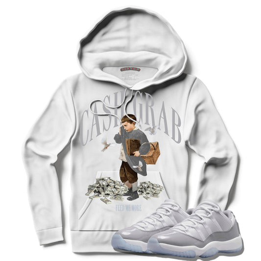 Cash Grab (Air Jordan 11 Cement Grey) Hoodie - Lucid Soles