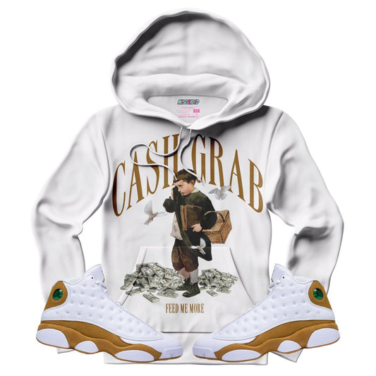 Cash Grab (Air Jordan 13 Wheat) Hoodie - Lucid Soles