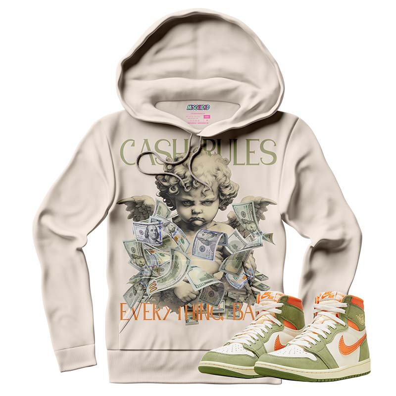 Cash Rules Everything Baby (AIR JORDAN 1 HIGH OG CRAFT “CELADON”) Hoodie - Lucid Soles