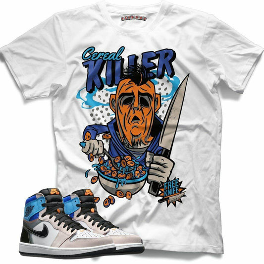 Cereal Killer (Retro 1 Prototype) T-Shirt - Lucid Soles