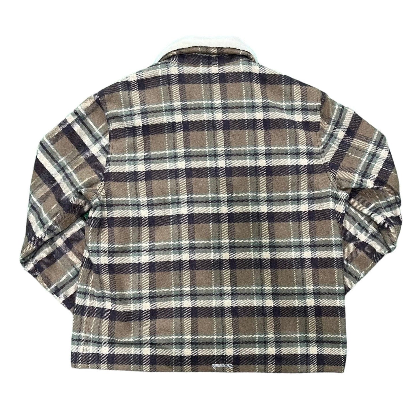 Chrome Hearts Black Sheep Plaid Fleece Jacket - Lucid Soles