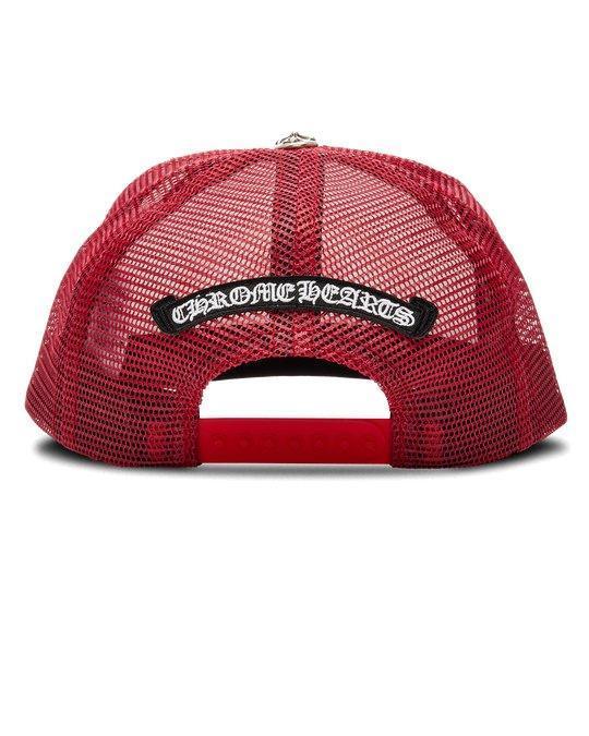 Chrome Hearts King Taco Cross Trucker Hat Red - Lucid Soles