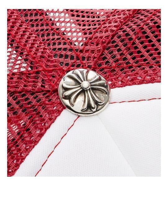 Chrome Hearts King Taco Cross Trucker Hat Red - Lucid Soles