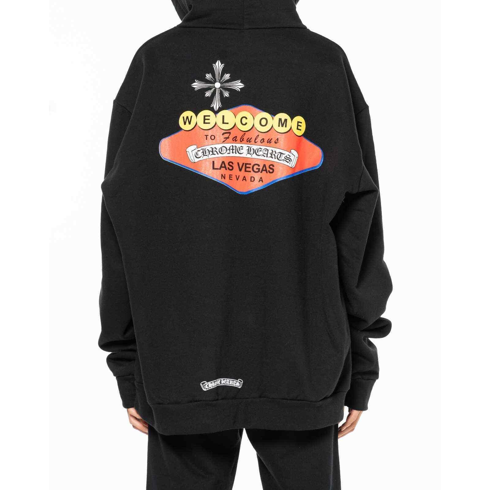 Chrome Hearts Las Vegas Pullover Hoodie Black - Lucid Soles