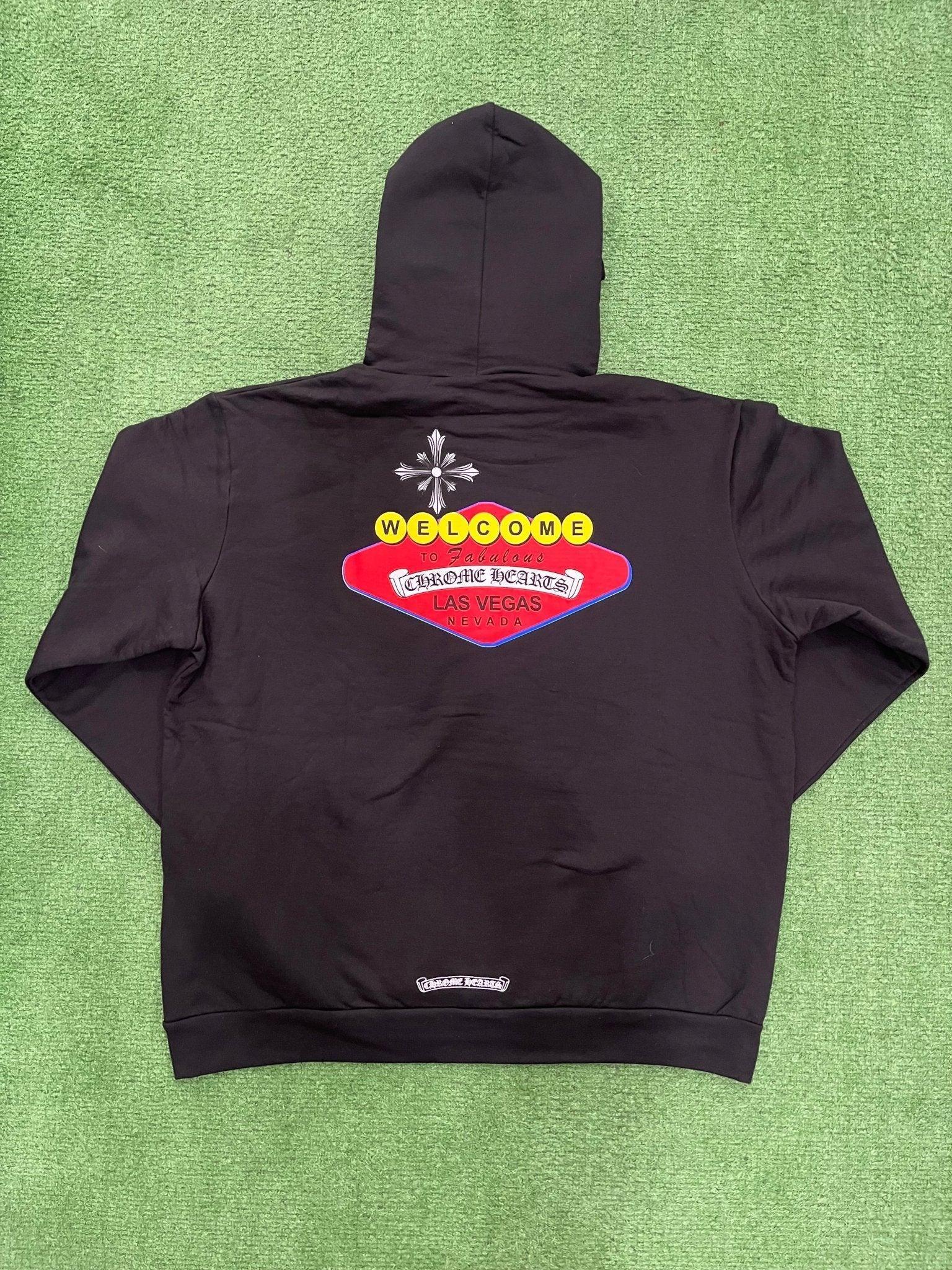 Chrome Hearts Las Vegas Pullover Hoodie Black - Lucid Soles