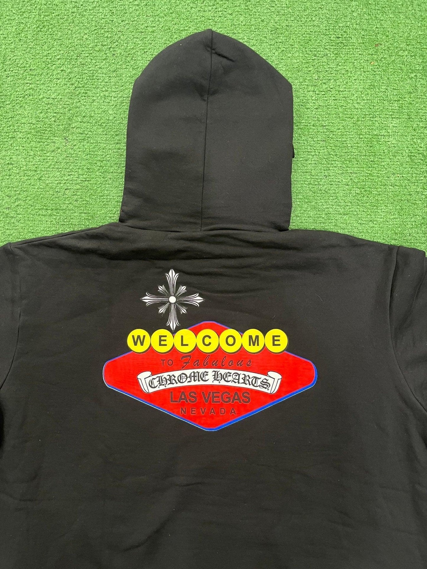 Chrome Hearts Las Vegas Pullover Hoodie Black - Lucid Soles