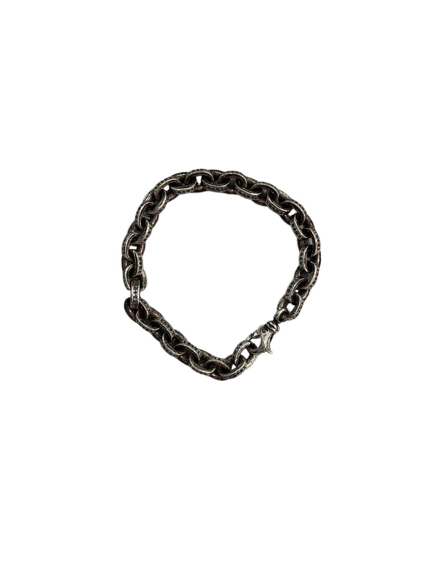 Chrome Hearts Silver Paper Chain Bracelet (8 Inches) - Lucid Soles