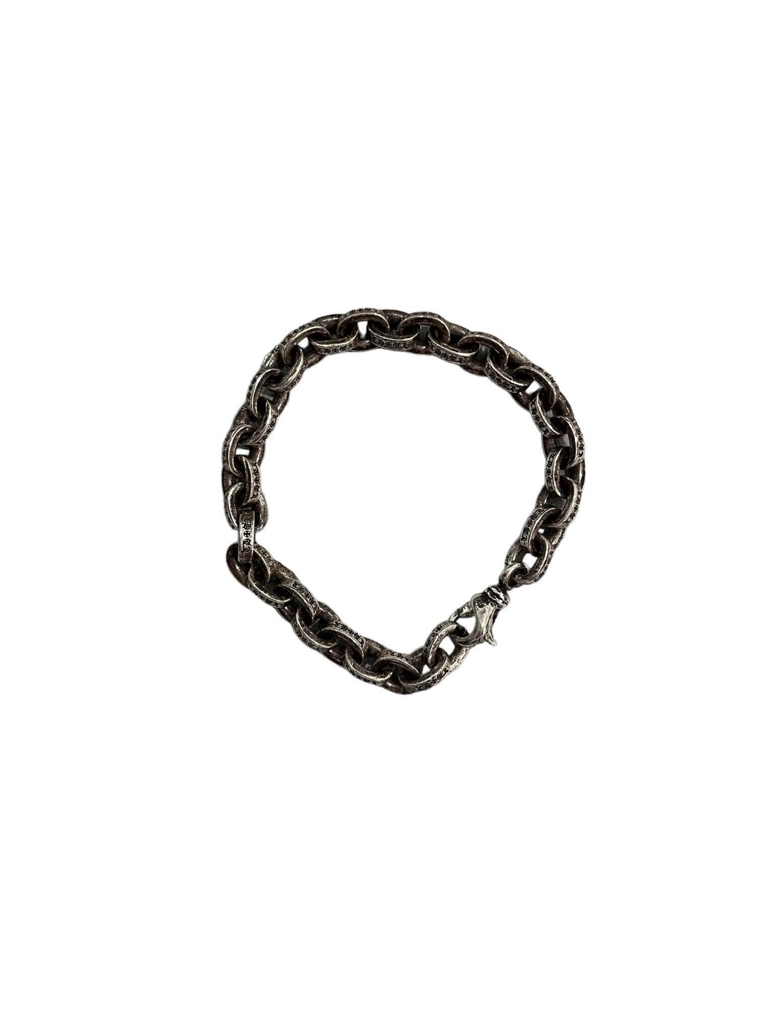 Chrome Hearts Silver Paper Chain Bracelet (8 Inches) - Lucid Soles