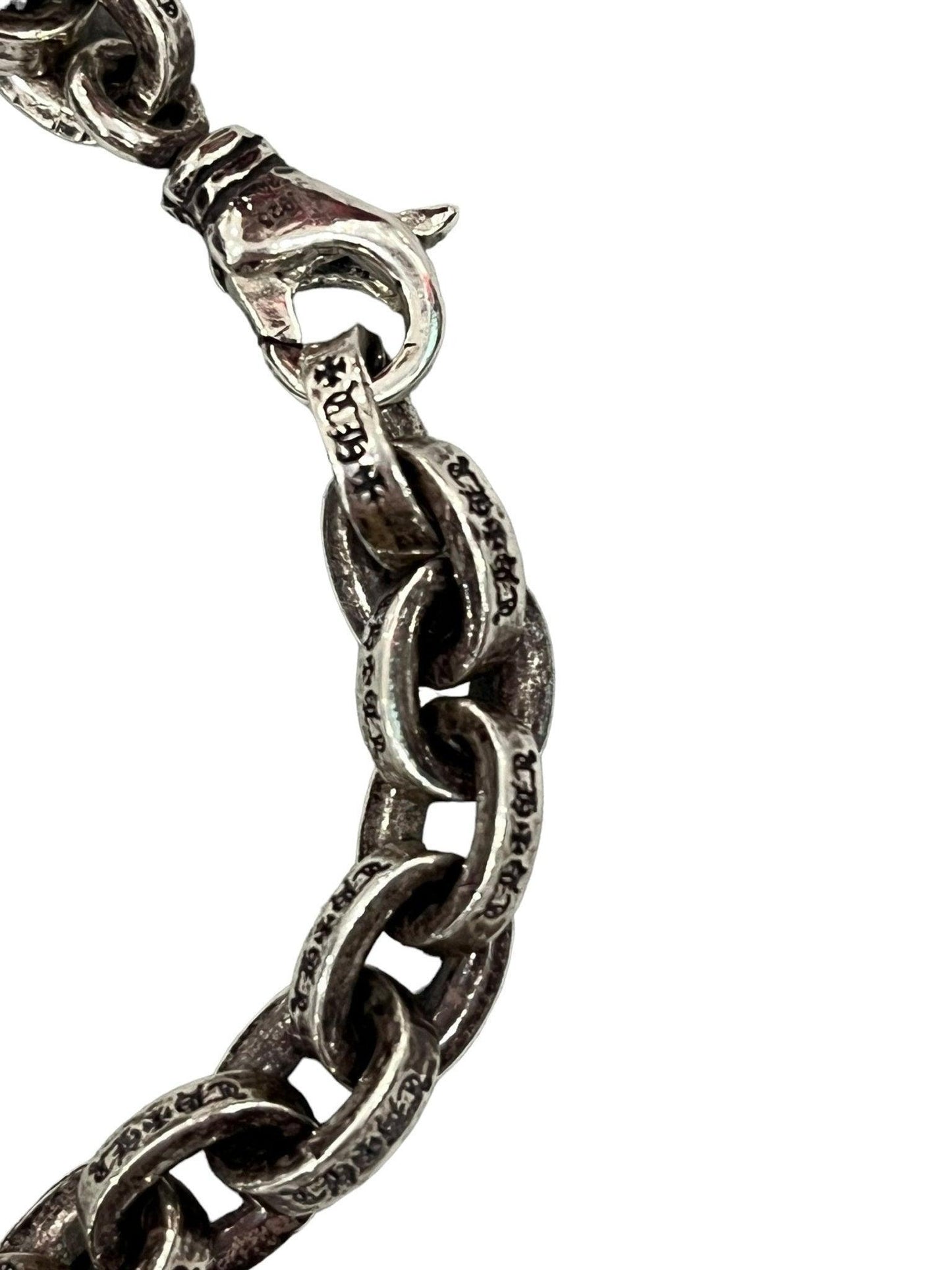 Chrome Hearts Silver Paper Chain Bracelet (8 Inches) - Lucid Soles