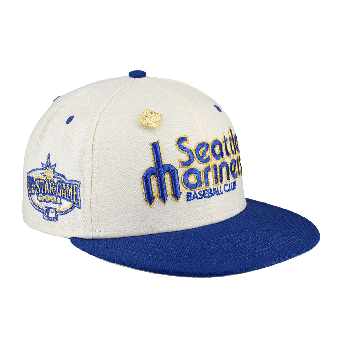 Seattle Mariners 2023 Chrome Collection 2001 All Star Game 59Fifty Fitted Hat - Lucid Soles