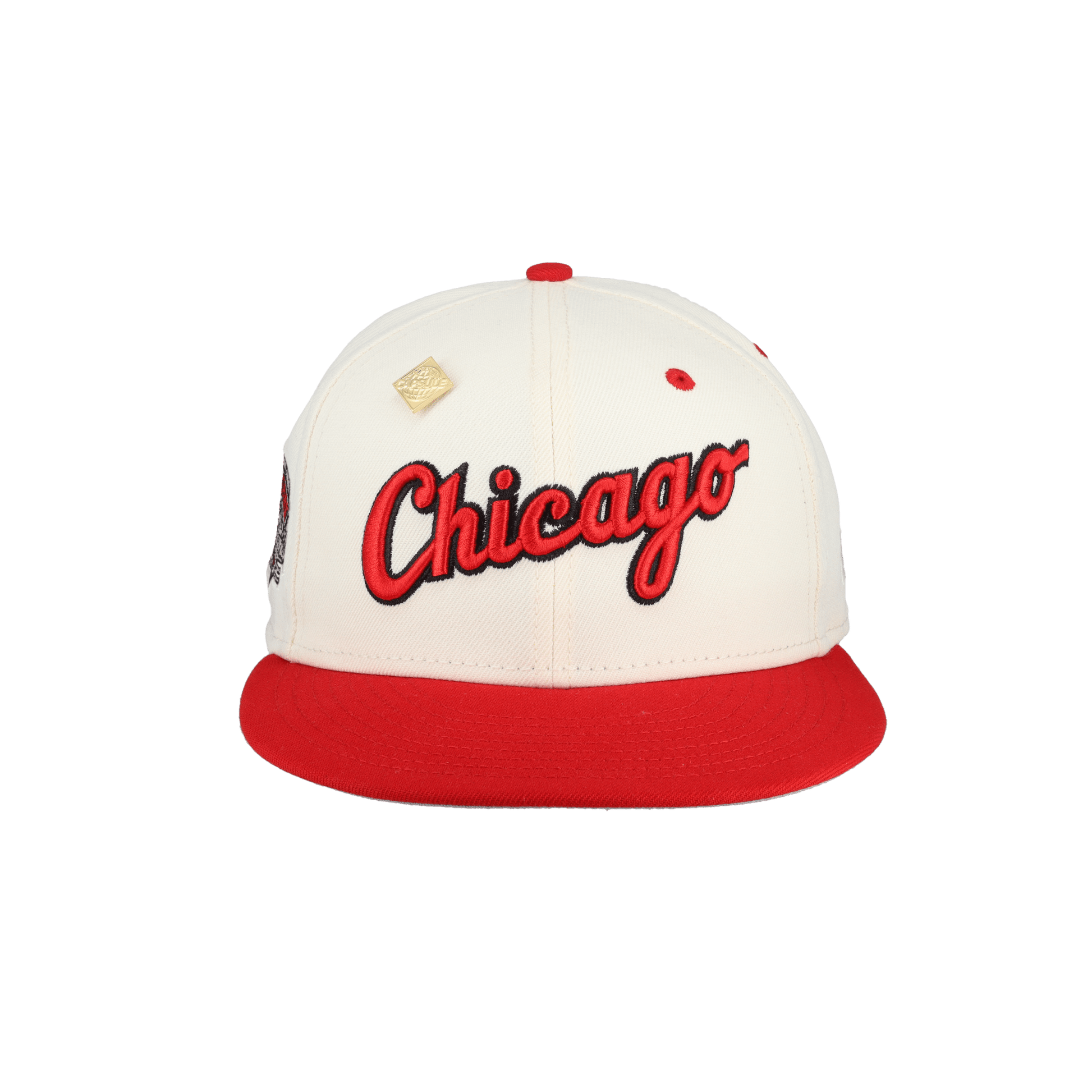 Chicago White Sox Chrome Comiskey Park 59Fifty Fitted Hat - Lucid Soles