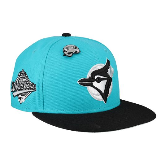 Toronto Blue Jays Color Bleed Collection 1993 World Series Fitted Hat - Lucid Soles