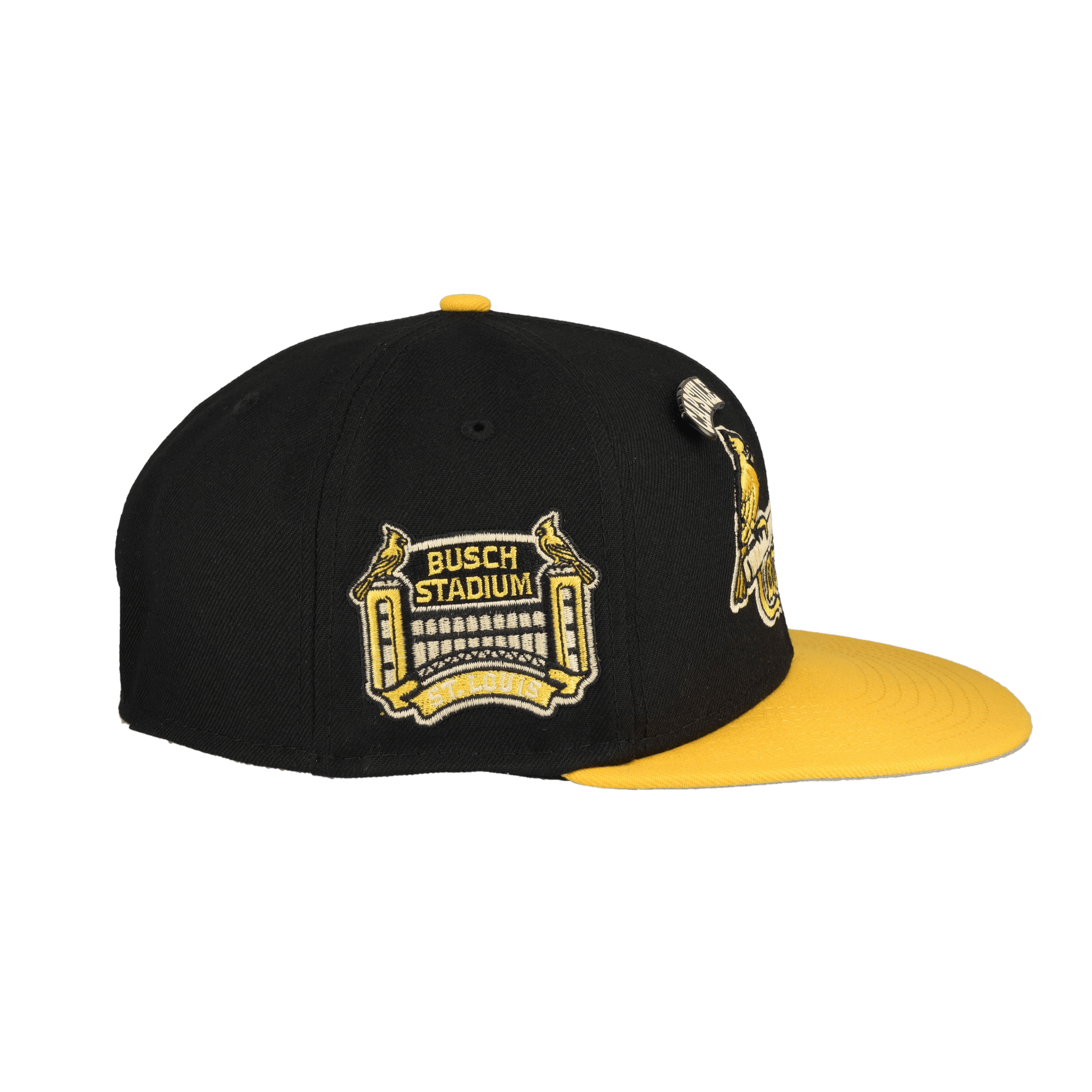 St. Louis Cardinals Colors in Cream 2.0 Collection Busch Stadium Fitted Hat - Lucid Soles