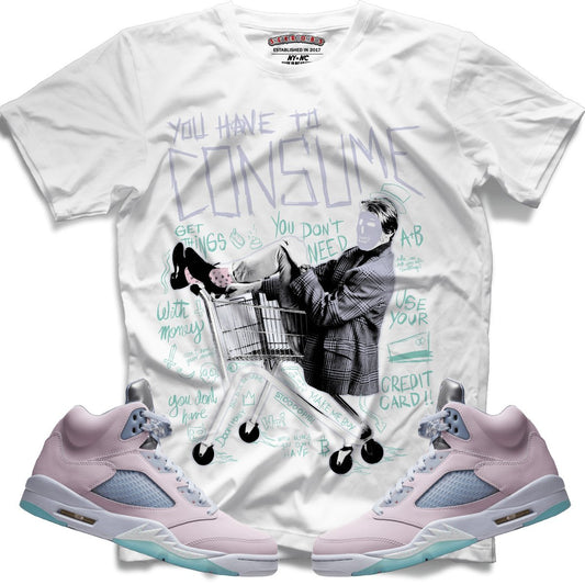Consume Me (Retro 5 Easter/Regal) T-Shirt - Lucid Soles