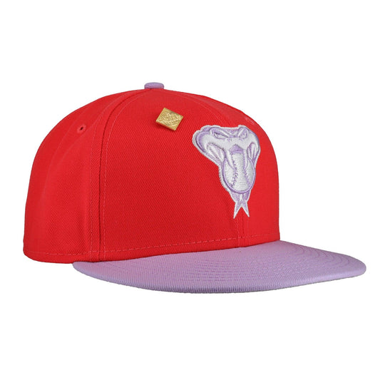 Arizona Diamondbacks Two - Tone Color Pack Red Cap 59Fifty Fitted Hat - Lucid Soles