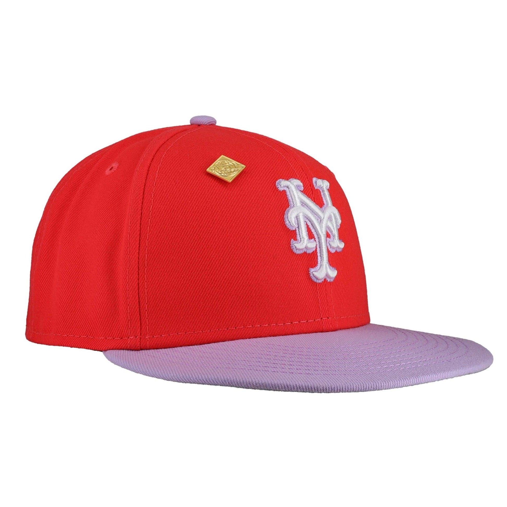 New York Mets Two - Tone Color Pack Red Cap 59Fifty Fitted Hat - Lucid Soles