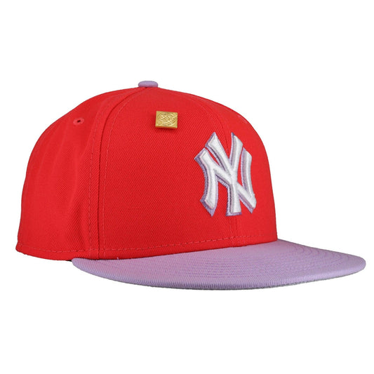 New York Yankees Two - Tone Color Pack Red Cap 59Fifty Fitted Hat - Lucid Soles