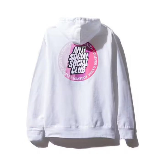 ASSC Blocked Logo Surfs Up White Hoodie - Lucid Soles