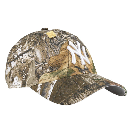 New York Yankees New Era 9Twenty Adjustable Hat (Real tree Camo) - Lucid Soles