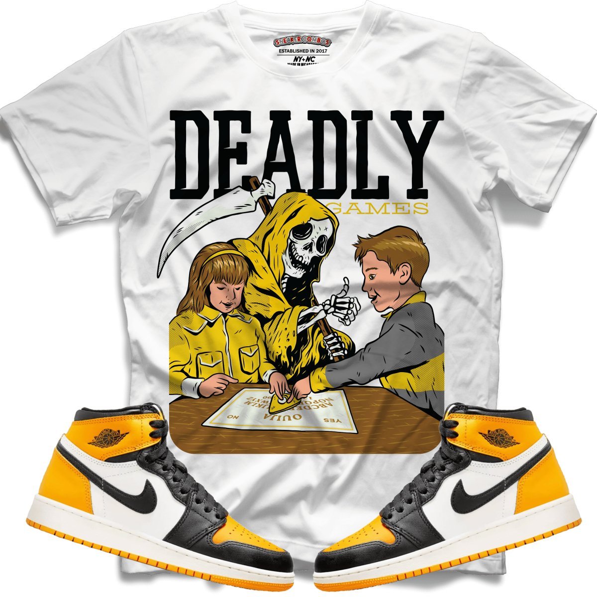 Deadly Games (Retro 1 Taxi) T-Shirt - Lucid Soles