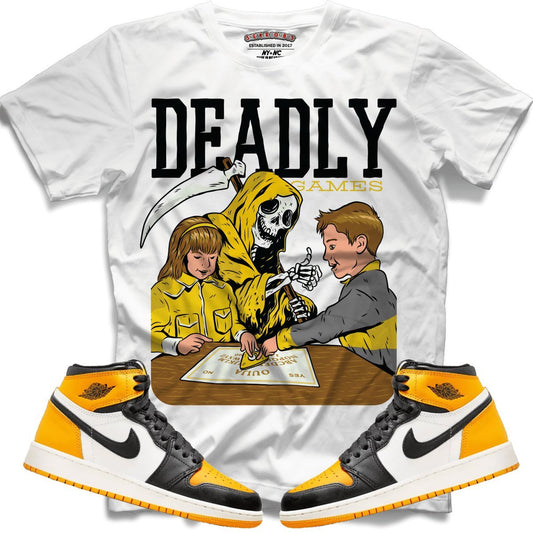 Deadly Games (Retro 1 Taxi) T-Shirt - Lucid Soles