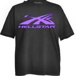 Hellstar Classic Logo Tee Purple - Lucid Soles