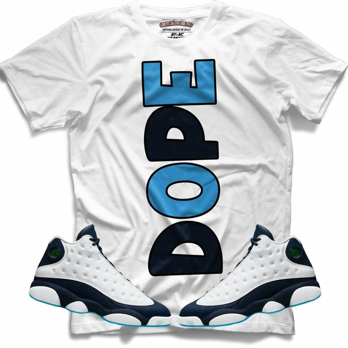 Dope (Retro 13 Obsidian) T-Shirt - Lucid Soles