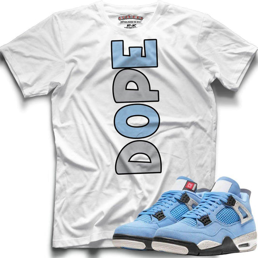 DOPE (Retro 4 University Blue) T-Shirt - Lucid Soles