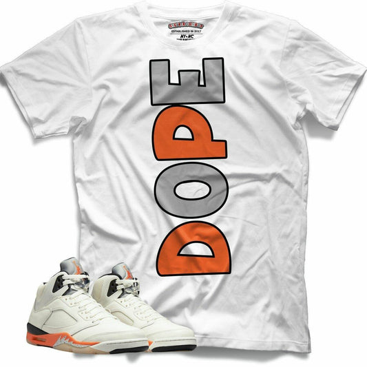 Dope (Retro 5 Orange Blaze) T-Shirt - Lucid Soles