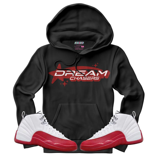 Dream Chasers (Air Jordan 12 Cherry) Hoodie - Lucid Soles