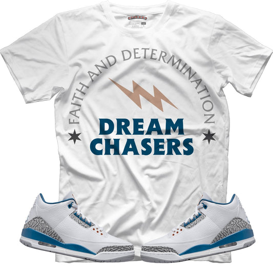 Dream Chasers (Air Jordan 3 “Wizards” PE) T-Shirt - Lucid Soles