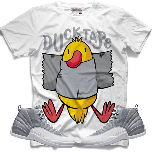 Duck - Tape (Retro 12 Stealth) T-Shirt - Lucid Soles