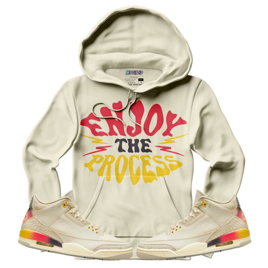 Enjoy The Process (Air Jordan 3 J Balvin Medellín Sunset) Hoodie - Lucid Soles