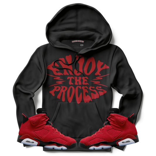 Enjoy The Process (Air Jordan 6 Toro Bravo) Hoodie - Lucid Soles