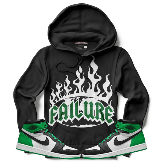 Failure (Air Jordan 1 Lucky Green) Hoodie - Lucid Soles