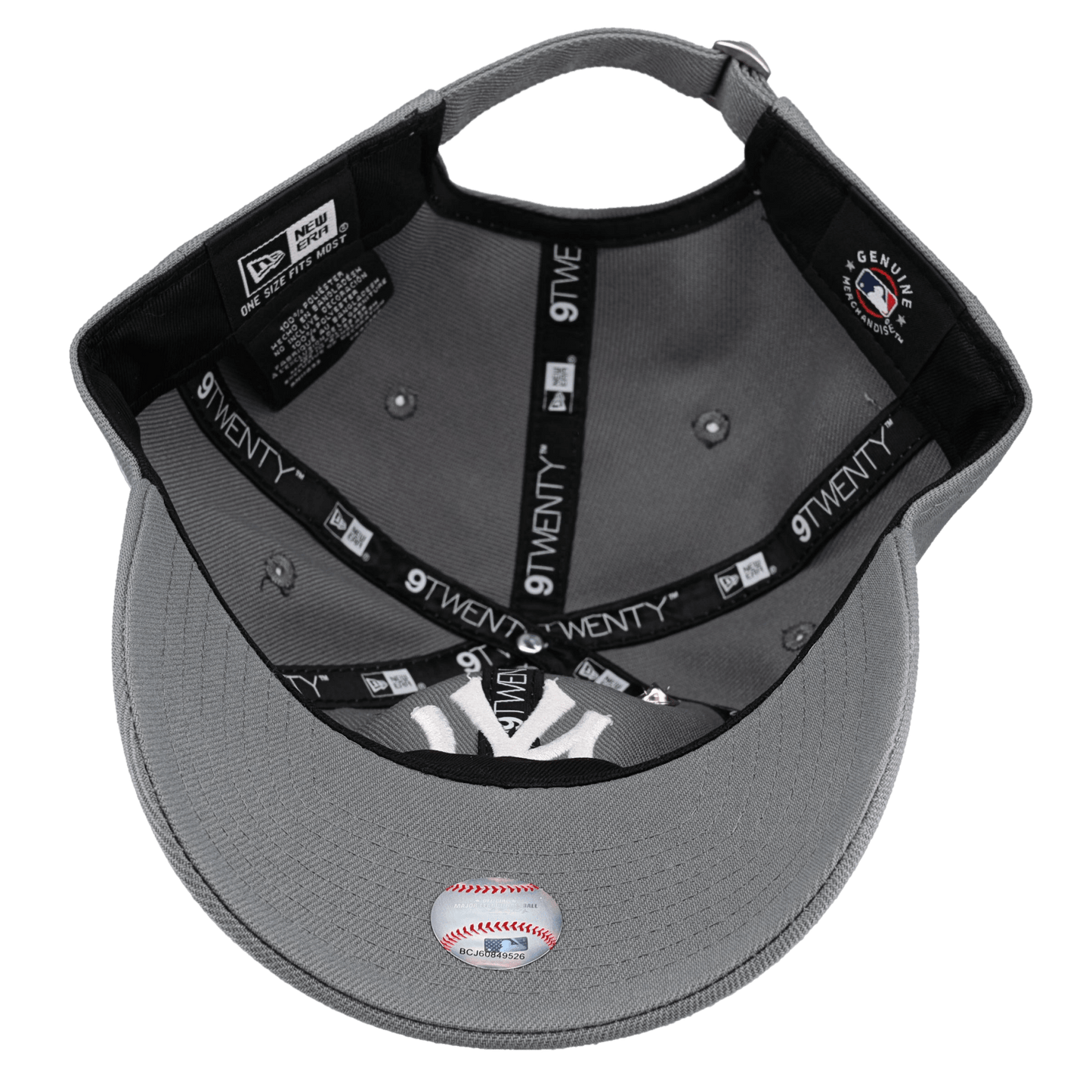 New York Yankees New Era 9Twenty Adjustable Hat (Storm Grey) - Lucid Soles