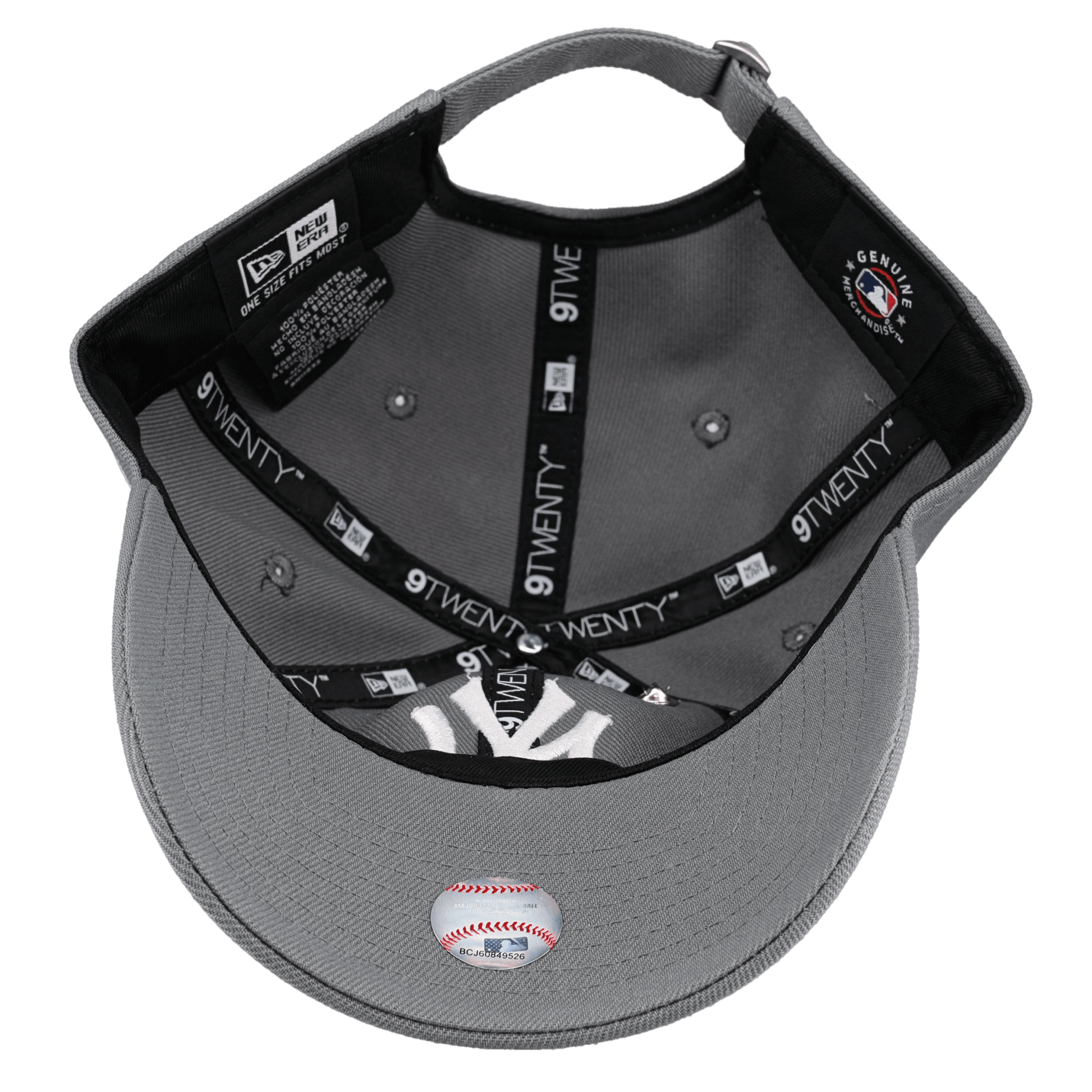 New York Yankees New Era 9Twenty Adjustable Hat (Storm Grey) - Lucid Soles
